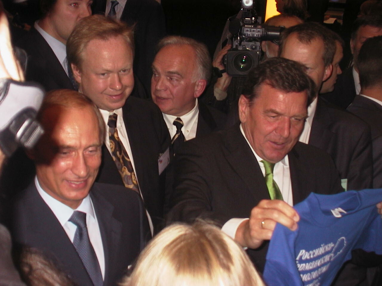 Vladimir Putin und Gerhard Schröder in Jekaterinburg.
